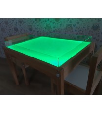 Rinkinys: šviesos stalas + Smėlio ir Vandens antstalis