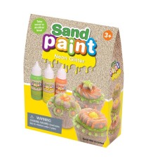 Neoniniai kinetinio smėlio dažai, 3 spalvos