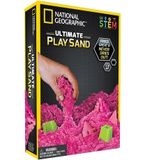 NATIONAL GEOGRAPHIC kinetinio smėlio rinkinys (rožinis)