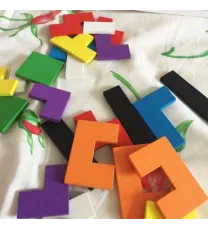 Деревянная головоломка, 40 деталей